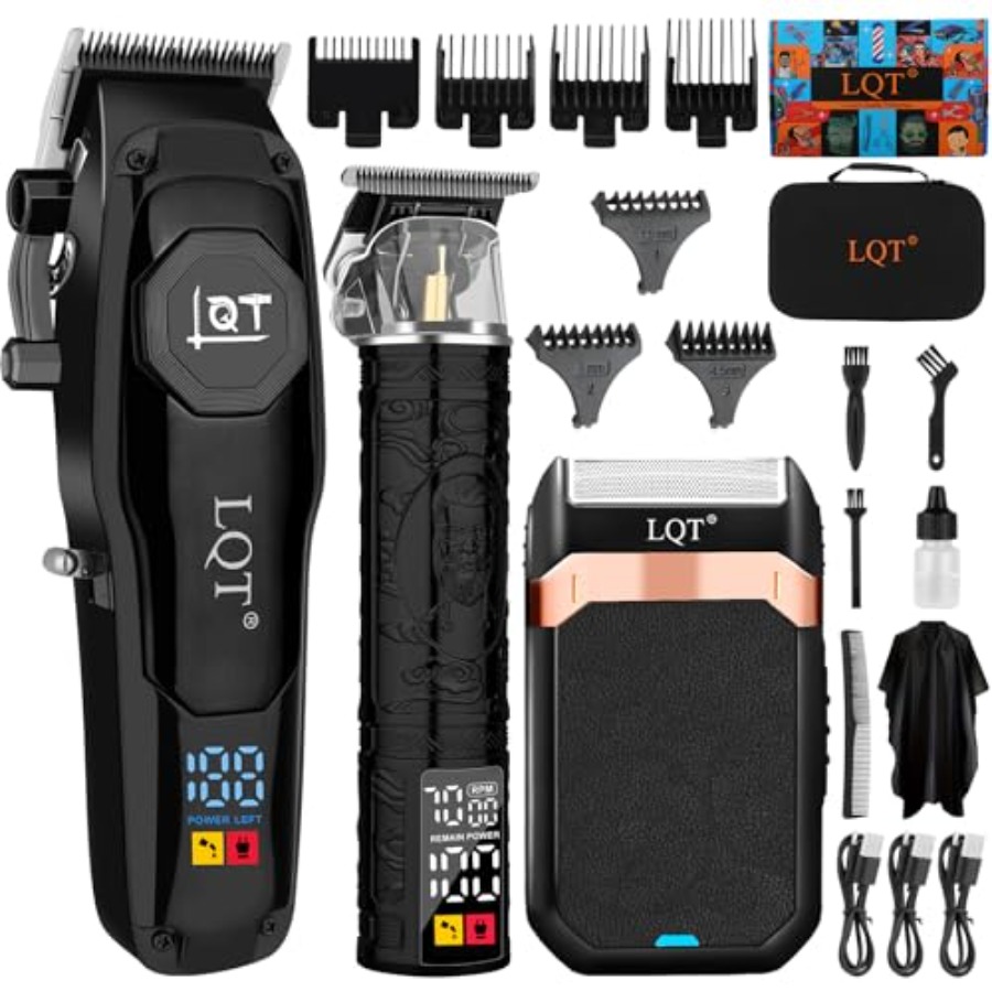 Men'S Grooming Kits - Professional Cordless Hair Clippers for Men