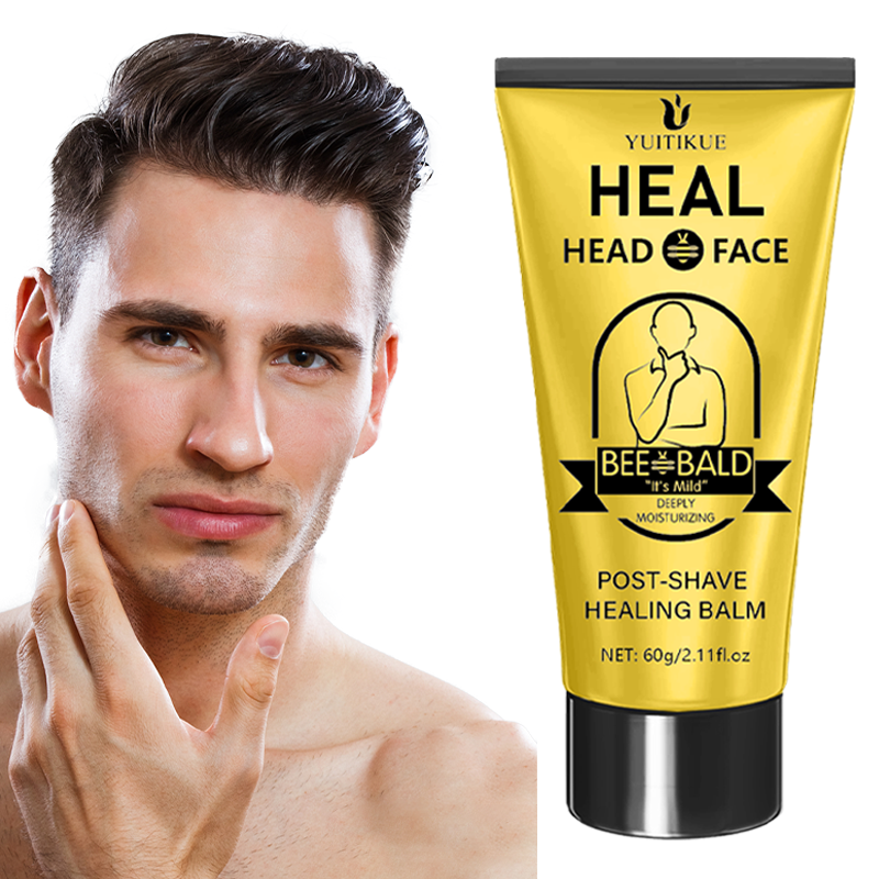 Aftershave Balm Mens - YUITIKUE Post-Shave Healing Balm 60g -