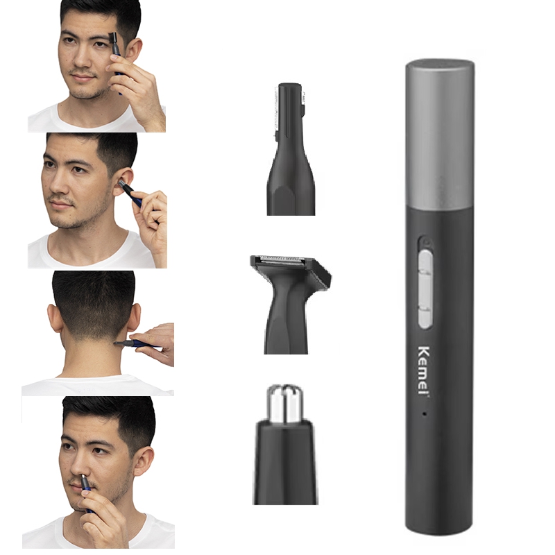 Men'S Grooming Kits - Kemei Pro Rechargeable nose hair trimmer