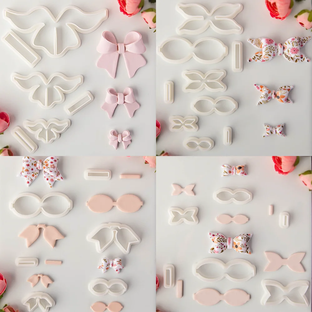Pomade Hair Clay - 2Pcs/3Pcs Set Bows Shaped Polymer Clay