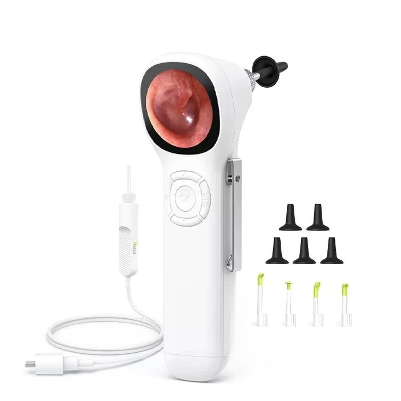 Ear Wax Remover - Digital Otoscope with IPS Screen, 720p