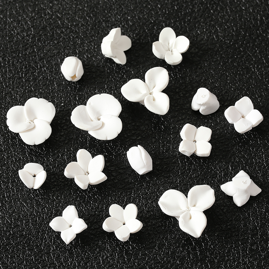 Pomade Hair Clay - 20pcs/lot Handmade Small White Polymer Clay