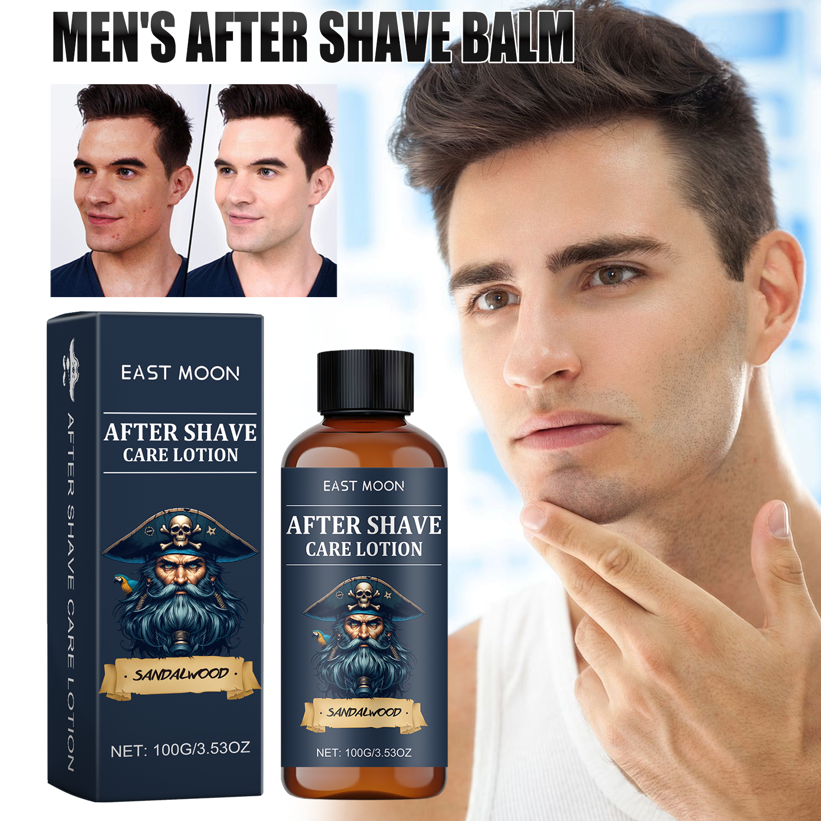 Aftershave Balm Mens - Men After Shave Cream Balm Post