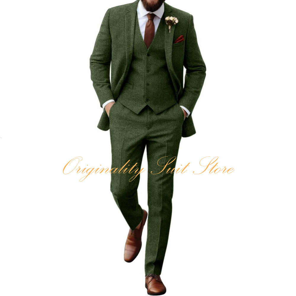 Retro Tweed Herringbone Suit f - Men'S Grooming Kits review and price
