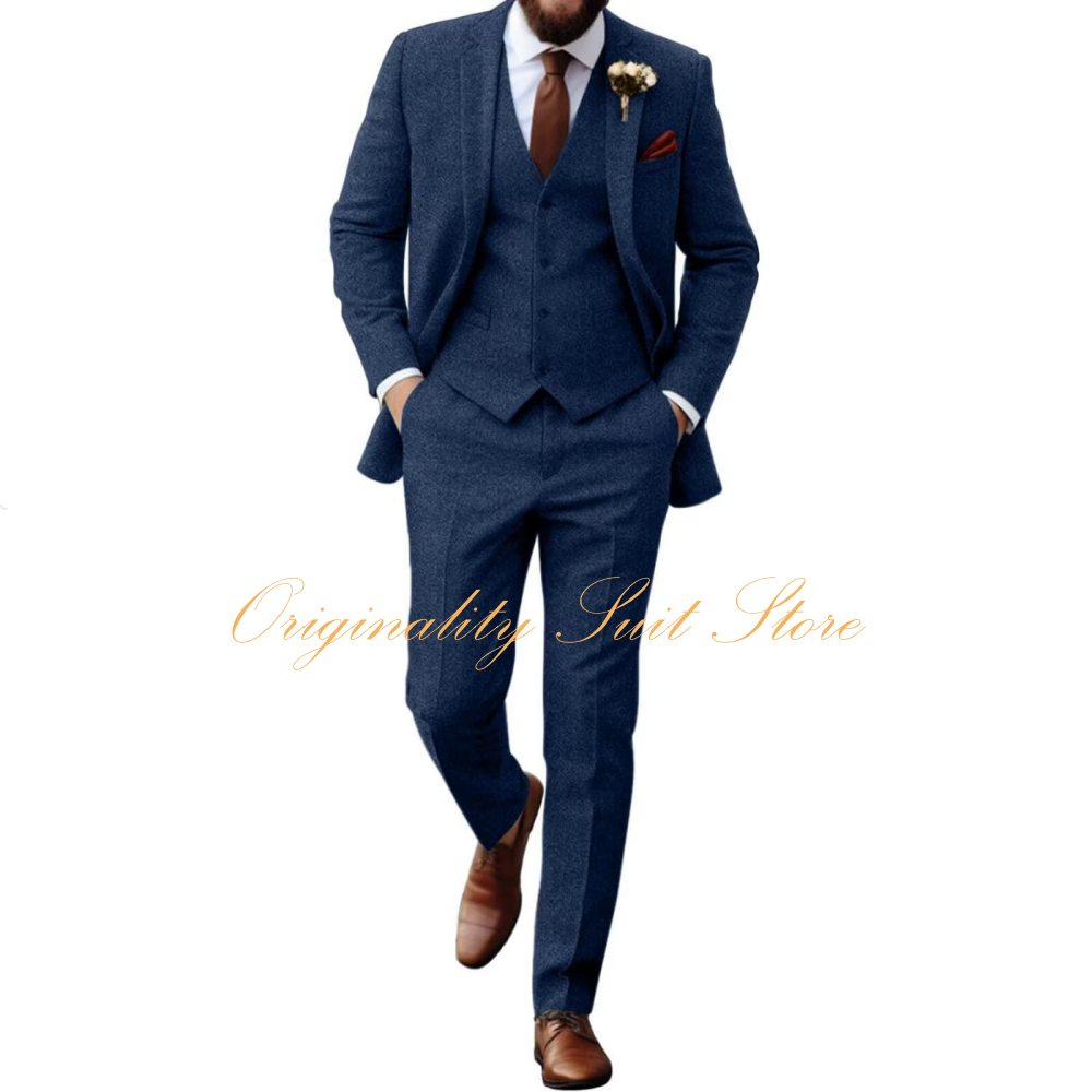 Retro Tweed Herringbone Suit f - Men'S Grooming Kits review and price