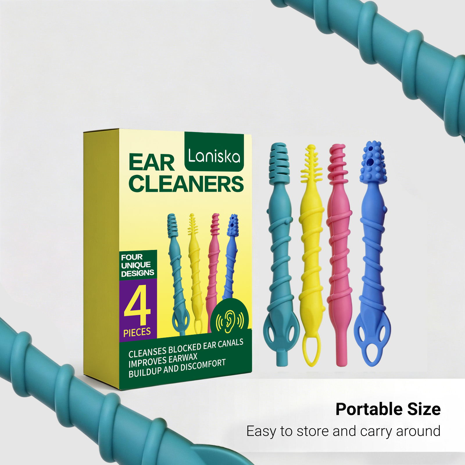 4Pcs Silicone Ear Wax Remover  - Ear Wax Remover review and price