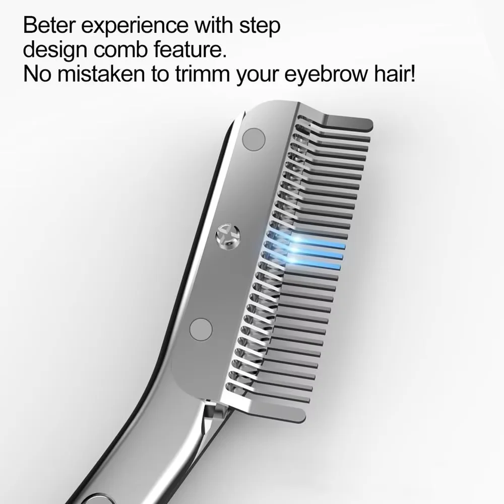 Stainless Steel Eyebrow Trimme - Men'S Grooming Hair Removal review and price
