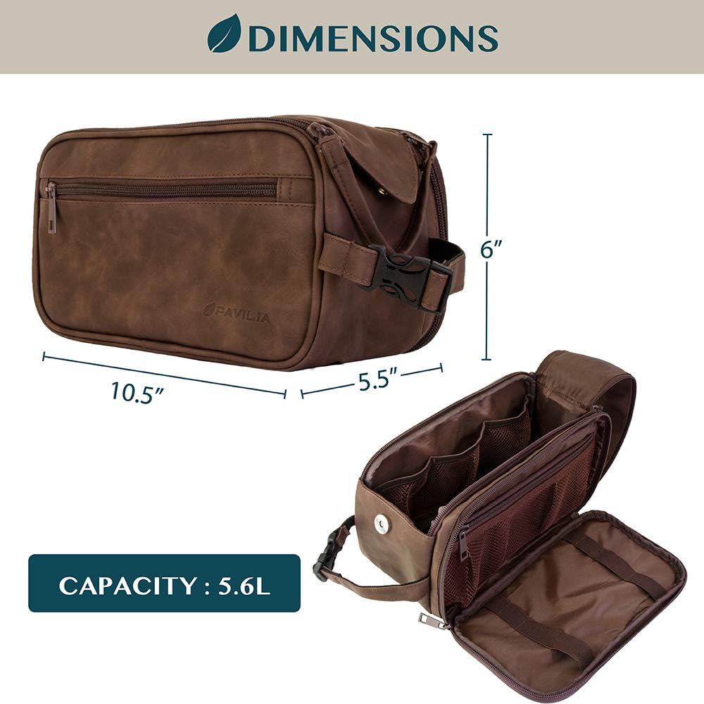 PAVILIA Toiletry Bag for Men,  - Men'S Grooming Kits review and price