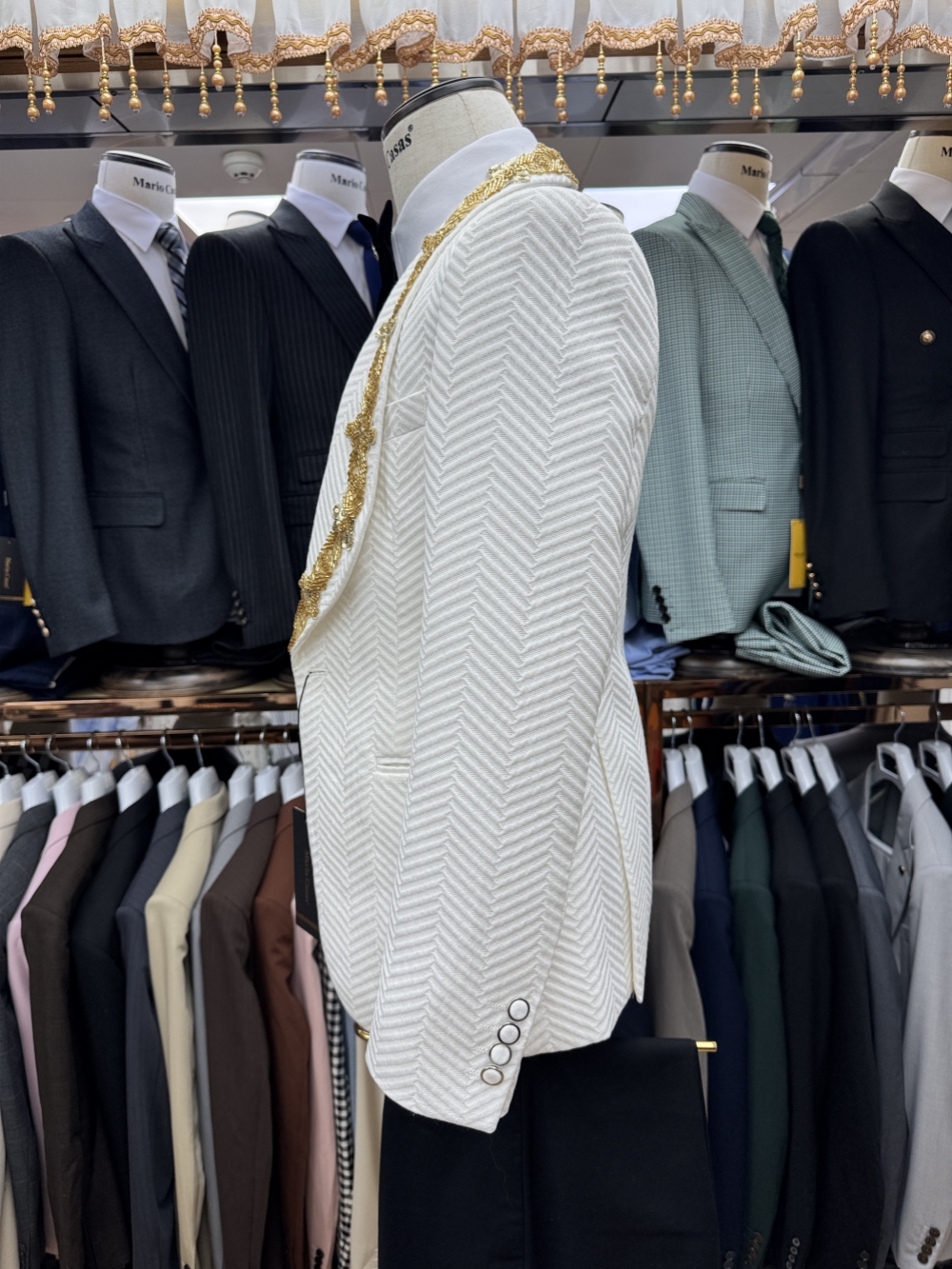 Male Chic Golden Beaded Tuxedo - Mens Grooming On Sale review and price