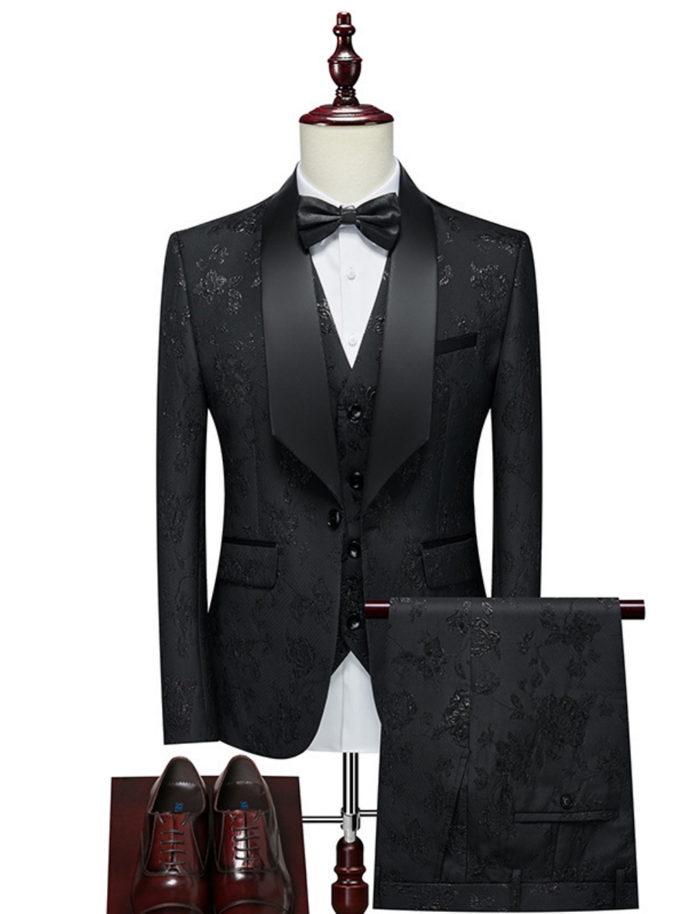 Luxurious Patterned Suit Set 3 - Mens Grooming On Sale review and price