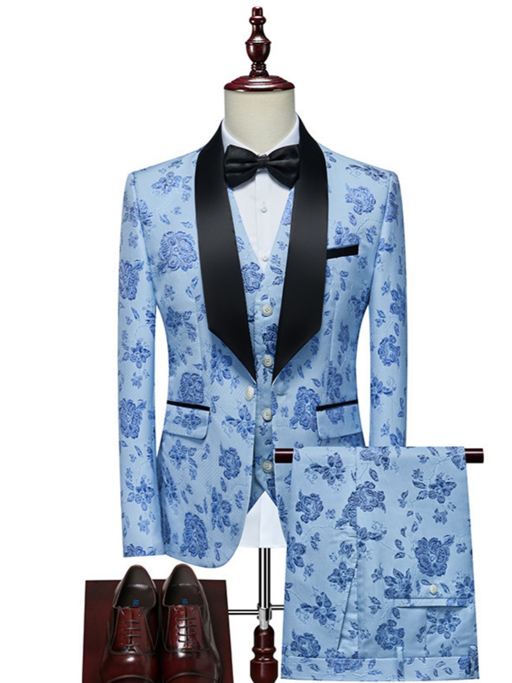Luxurious Patterned Suit Set 3 - Mens Grooming On Sale review and price