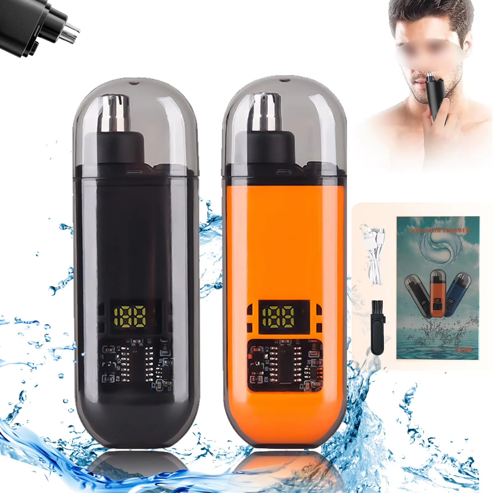 Suitable for men, USB charging - Men'S Grooming Scissors review and price