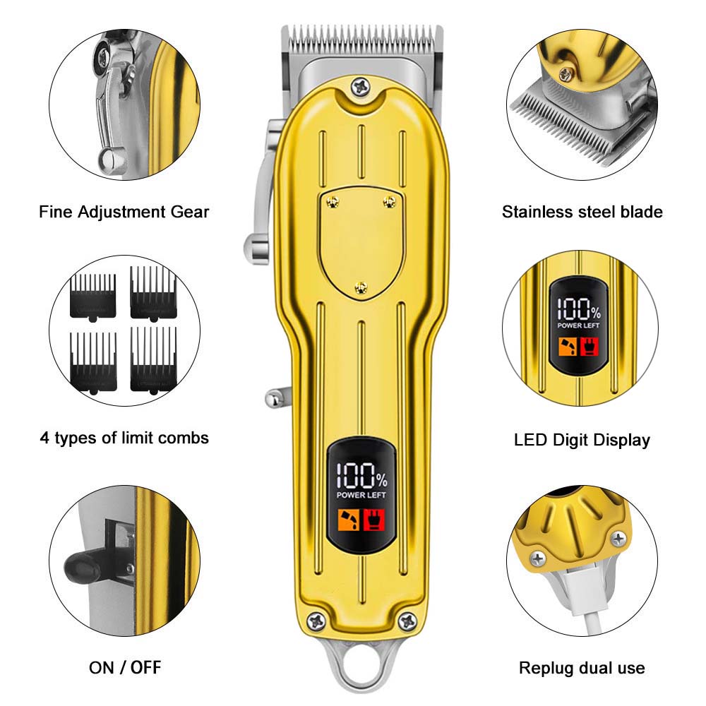 Professional Hair Clippers/Hai - Men'S Grooming Shaver review and price