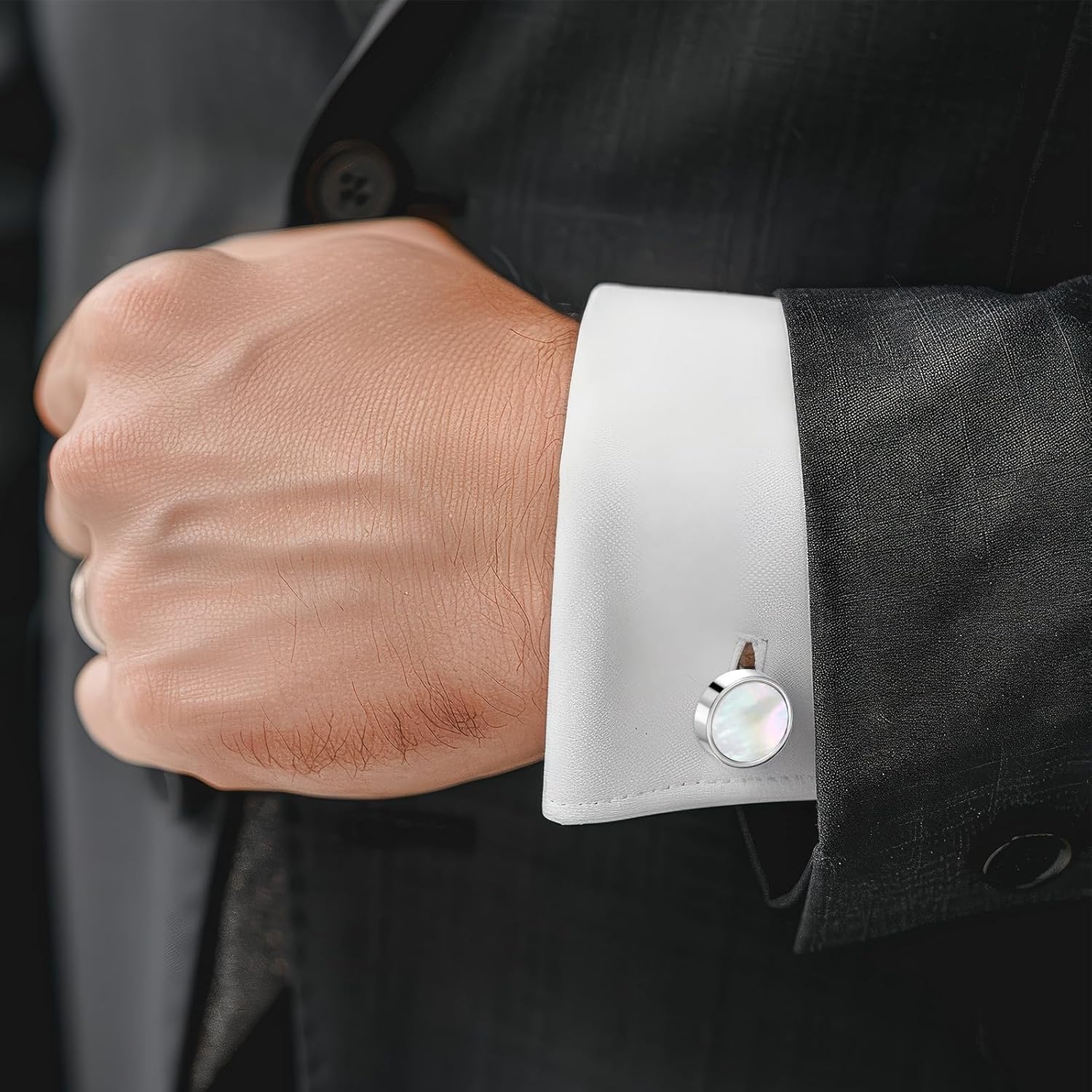 Classic Black Cufflinks for Me - Men Grooming Usa review and price