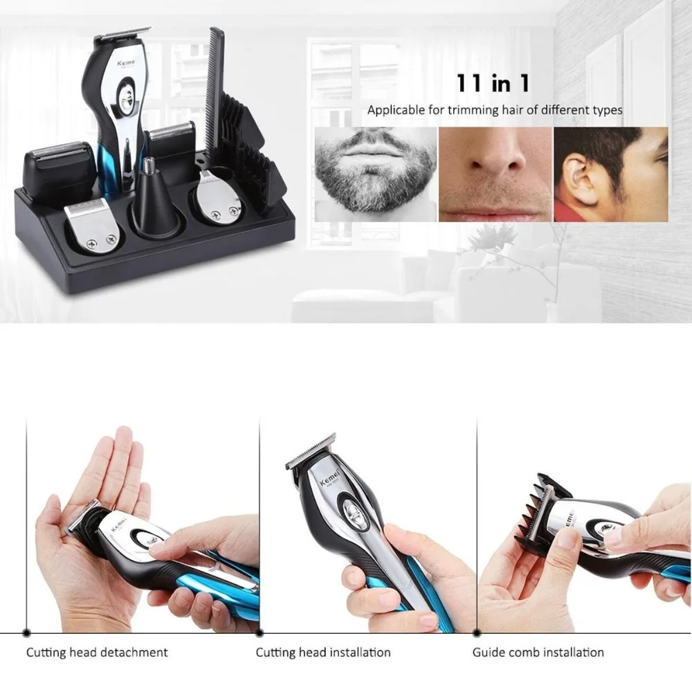 11 in 1 Cordless Hair Clipper  - Men'S Grooming Hair Removal review and price