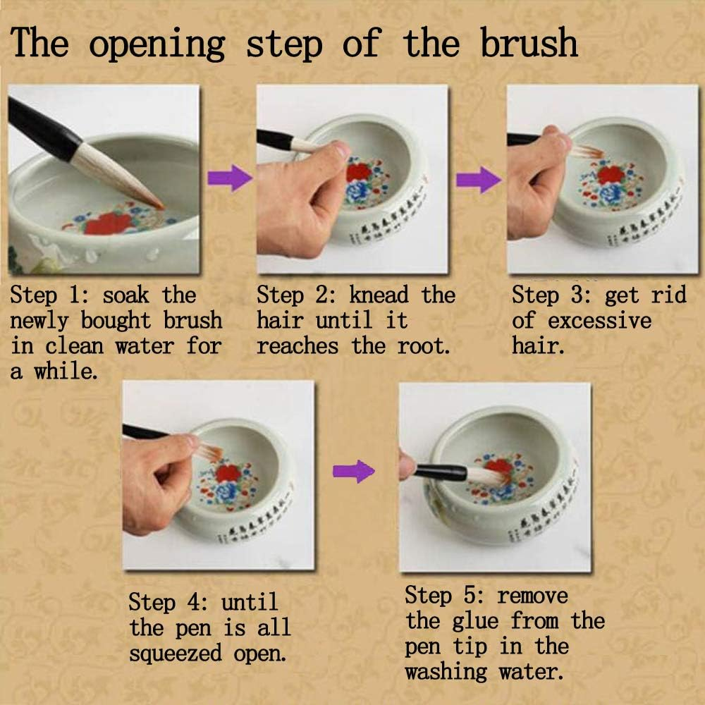 3Pcs Wood Writing Brushes Weas - Pomade Hair Clay review and price