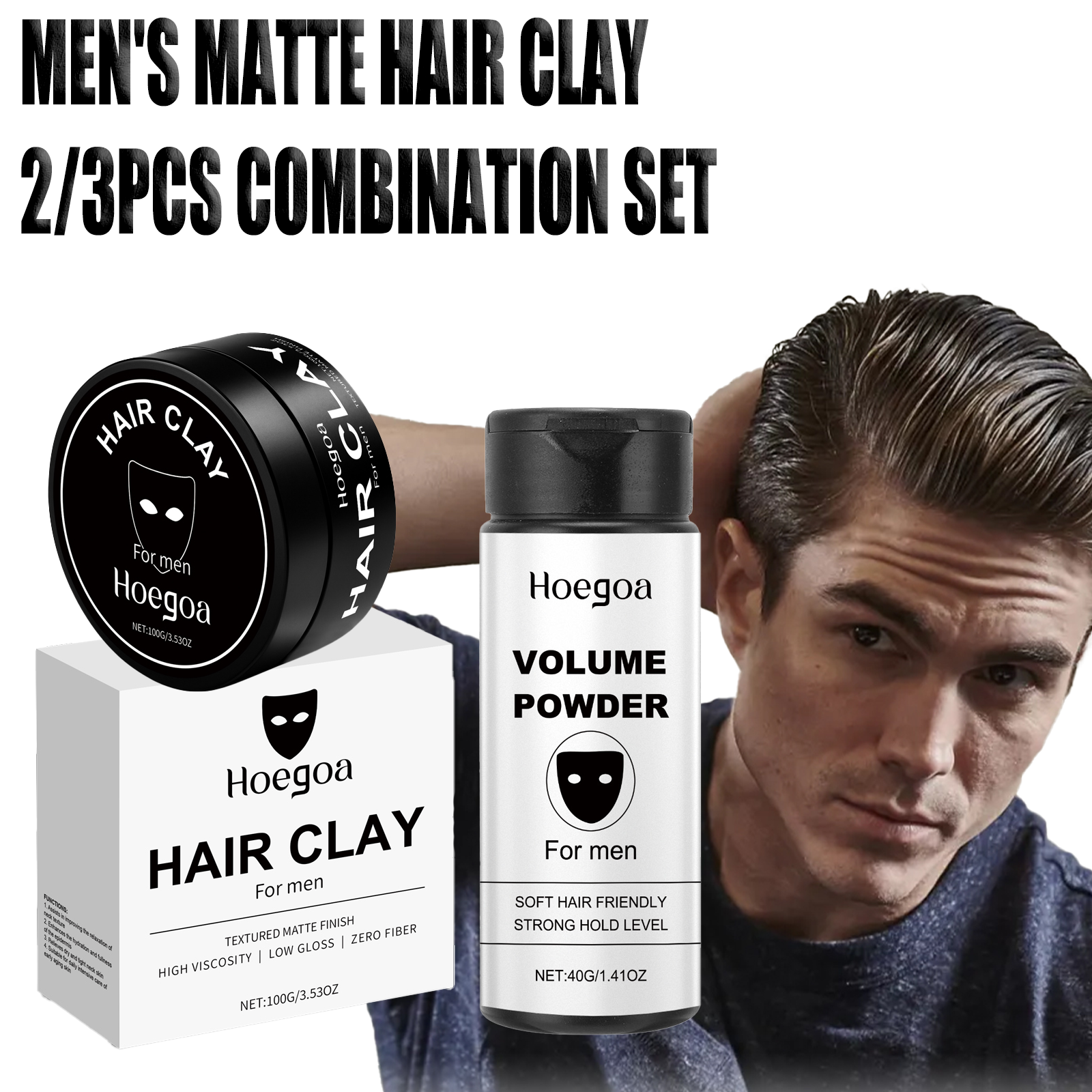 Men Hair Clay 100g Matte Finis - Pomade Hair Clay review and price