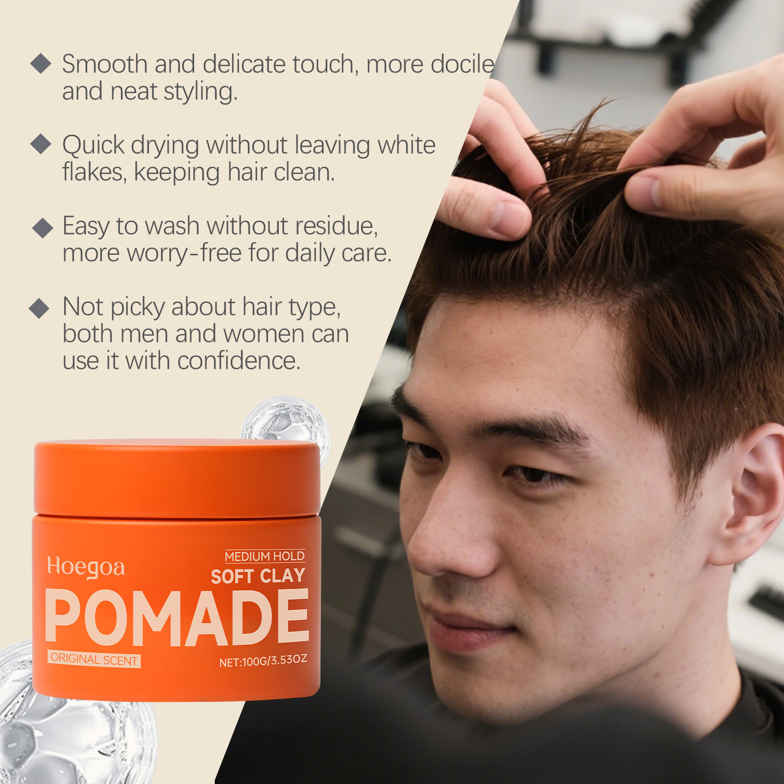 Original Hair Wax Long-Lasting - Pomade Hair Clay review and price