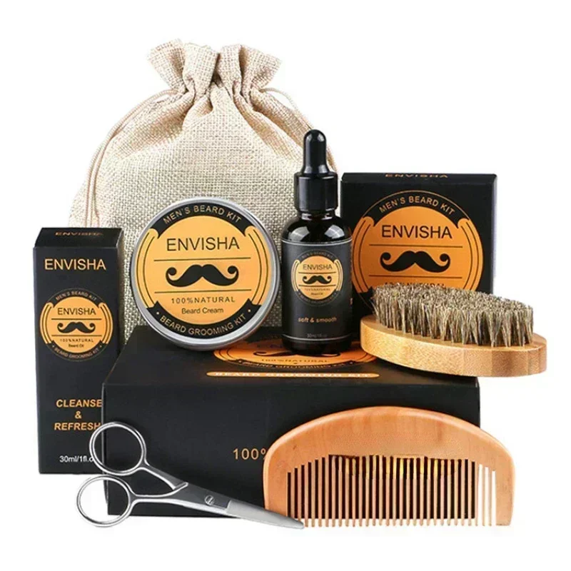 6pcs/set Men Beard Barba Groom - Men'S Grooming Scissors review and price
