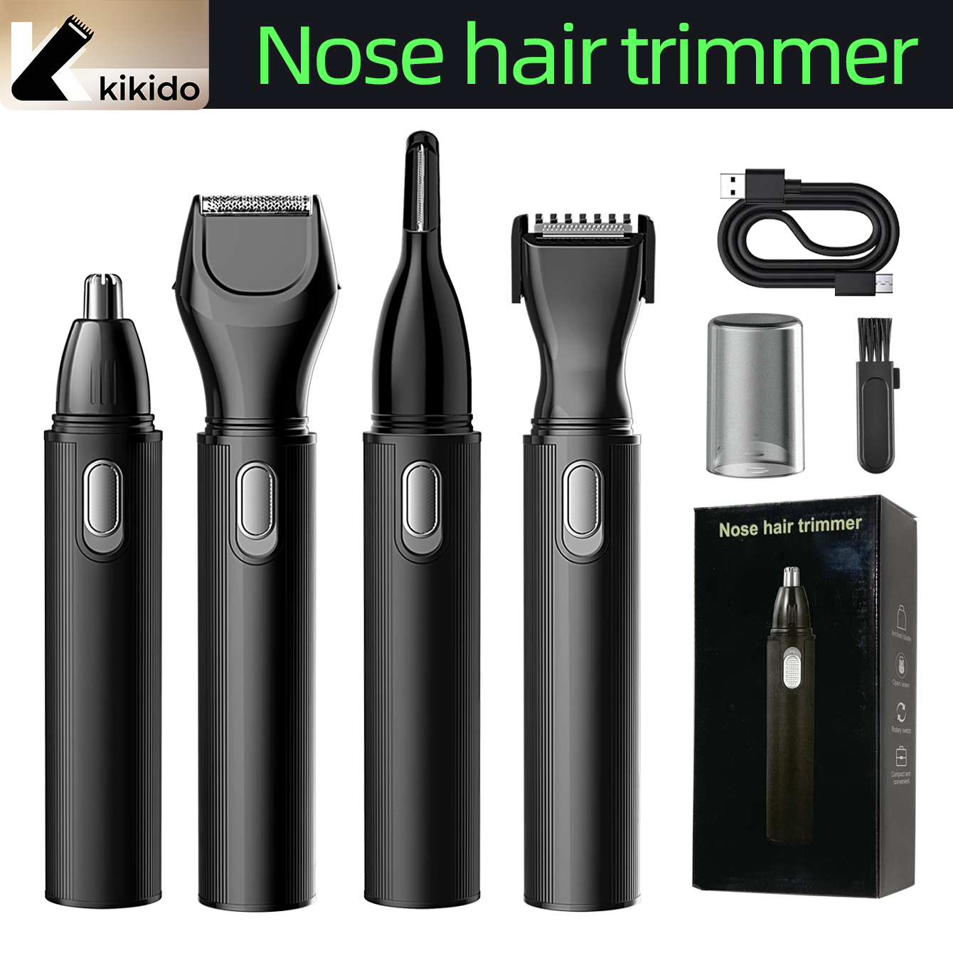 KIKIDO 4 in 1 Nose Hair Trimme - Men'S Grooming Kits review and price