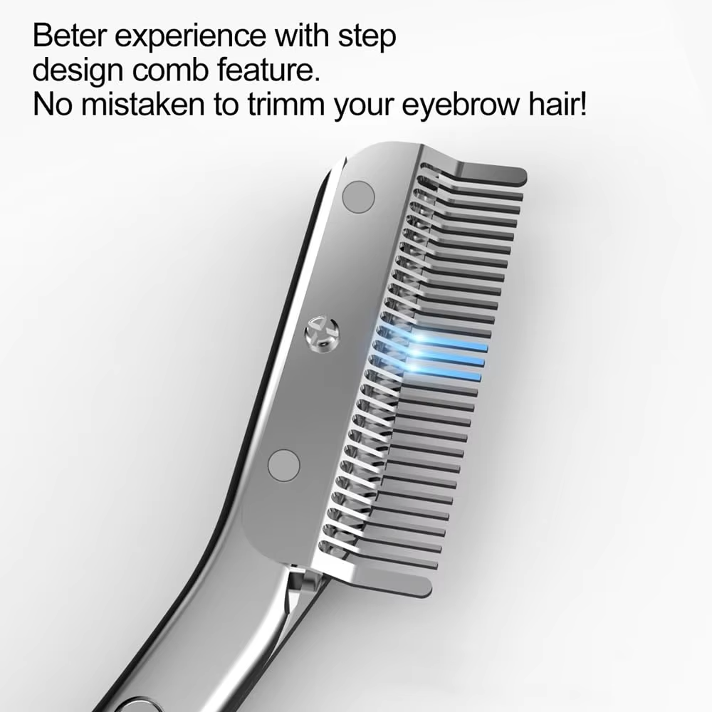 Stainless Steel Eyebrow Trimme - Men'S Grooming Hair Removal review and price