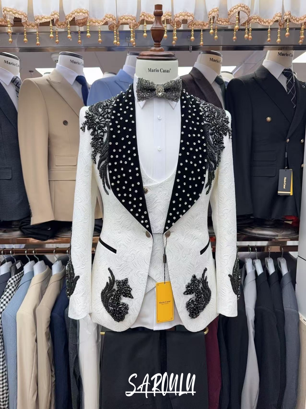 On Sale Luxurious Shawl Lapel  - Mens Grooming On Sale review and price