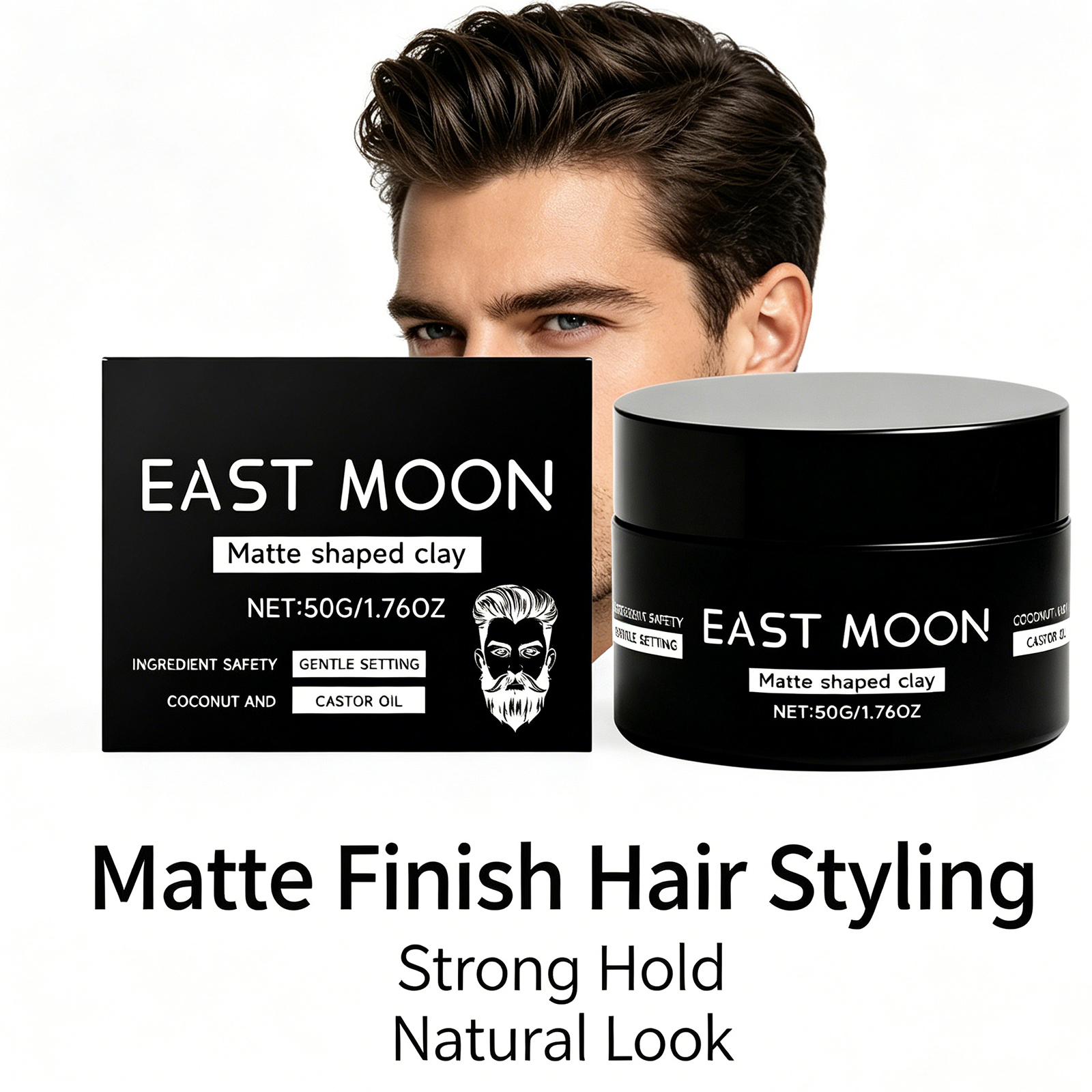 Men Matte Shaped Clay Hair Sty - Pomade Hair Clay review and price