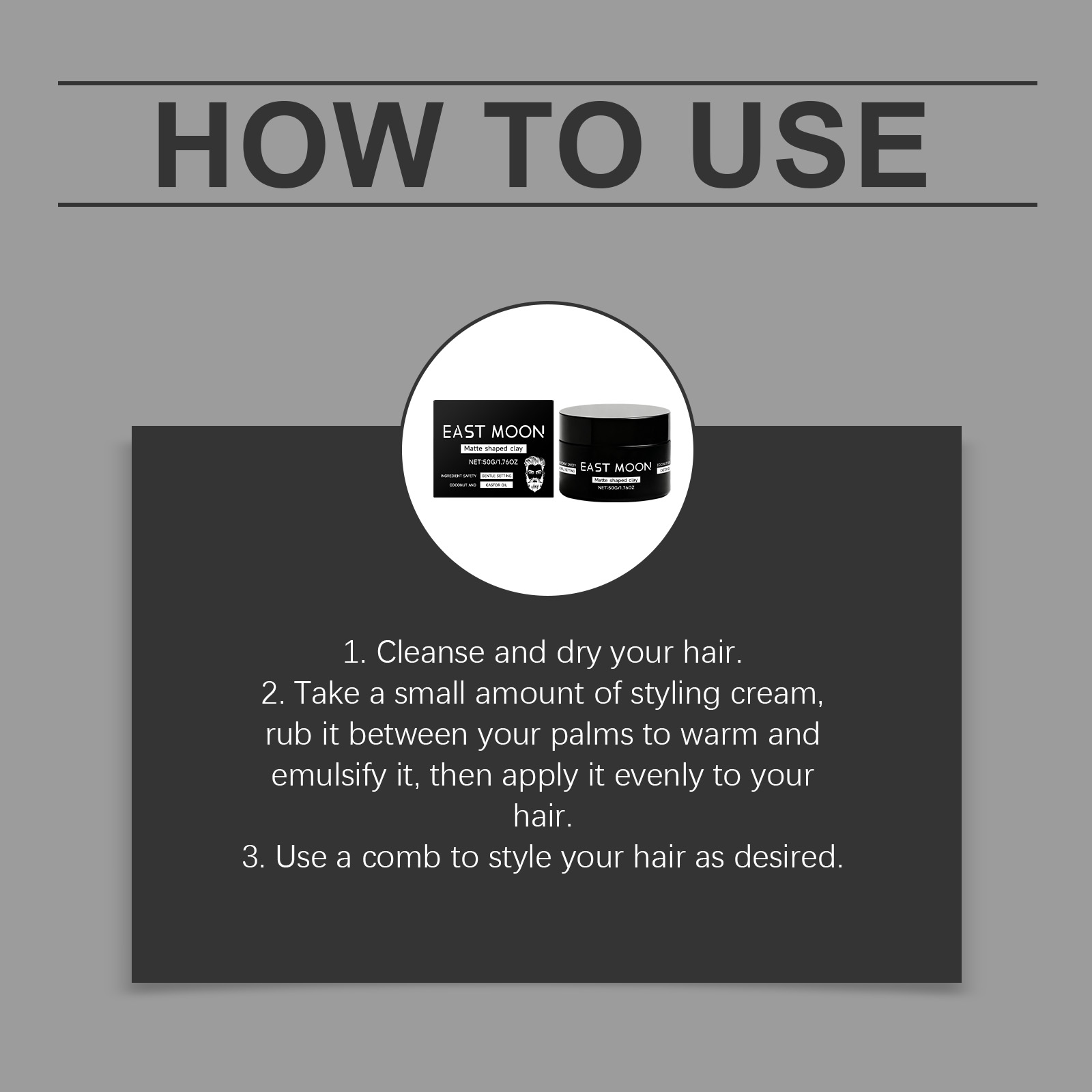 Men Matte Shaped Clay Hair Sty - Pomade Hair Clay review and price