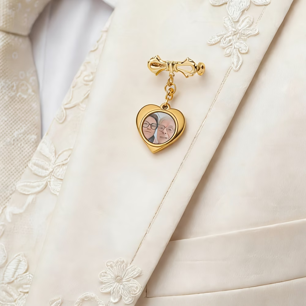 Custom Photo Brooch For Women  - Men Grooming Usa review and price