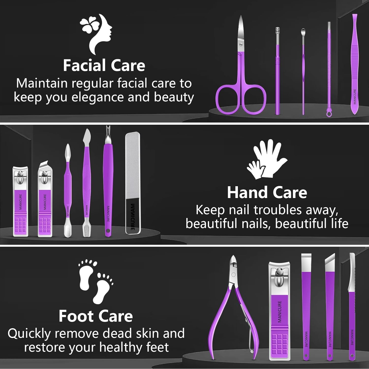Manicure Set 16Pcs Professiona - Men'S Grooming Fingernails review and price