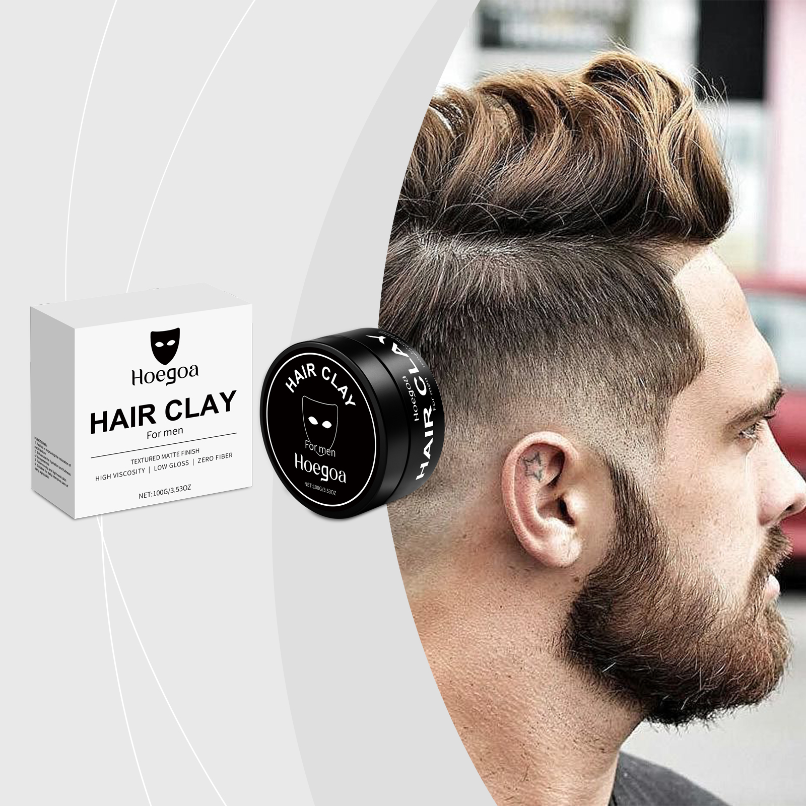 Men's Hair Styling Clay – Crea - Pomade Hair Clay review and price